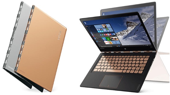 Lenovo Yoga 900S có hai tùy chọn màn hình, một phiên bản sử dụng màn hình 12,5 inch độ phân giải 2.560 x 1.440 pixel sắc nét với viên pin đi kèm có thời lượng 10,5 giờ xem video. Trong khi phiên bản còn lại có màn hình 12 inch độ phân giải Full HD nhưng thời lượng pin dài hơn với 12 giờ xem video. Máy cũng hỗ trợ bút cảm ứng, cho phép người dùng viết và vẽ trên màn hình hiển thị.
