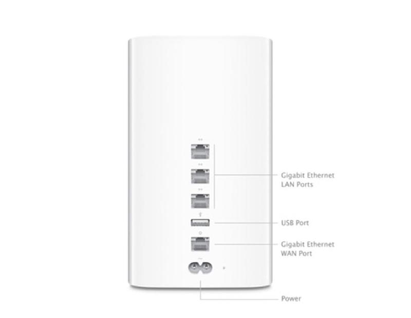 Apple Time Capsule/AirPort: là một thiết bị lưu trữ không dây cho các máy tính Apple thông qua Wifi và nó đồng thời cũng là một router wifi. Nhưng kể từ lần nâng cấp vào năm 2013, đến nay Apple Time Capsule không khác với các thiết bị thế hệ trước gồm có 3 cổng lan, 1 cổng wan, một cổng USB và tốc độ kết nối Wifi theo nhận xét của người dùng là vô cùng “tệ”. Nên nếu dùng Time Capsule để sao lưu dữ liệu trên máy tính Mac thì tạm được, còn các tác vụ khác thì đã quá cũ.