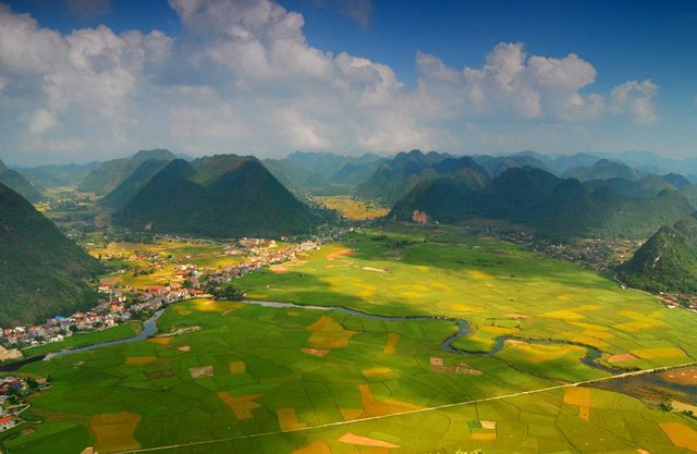 du lịch, du khách, mùa lúa chín