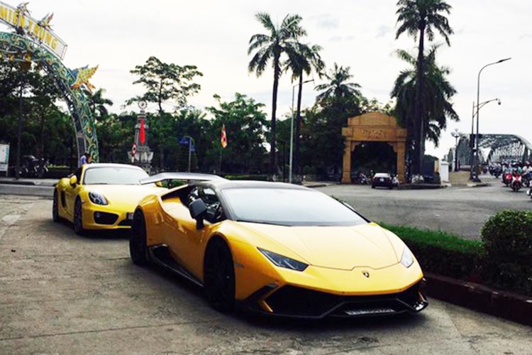 Cận cảnh Lamborghini Huracan hơn 20 tỷ của Cường Đô la