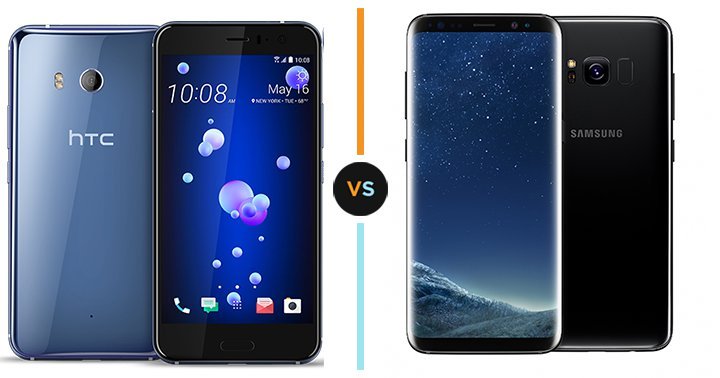 Đọ dáng HTC U11 và Samsung Galaxy S8