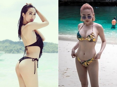 Tóc Tiên - Khánh My sexy quyến rũ đến từng centimet