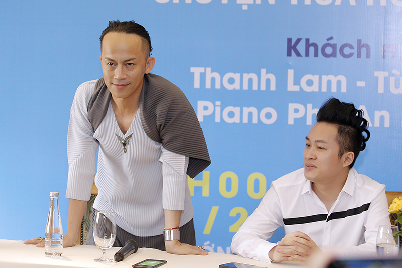 Nghệ sĩ tóc Andre và ca sĩ Tùng Dương 