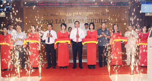 Hà Nam khai trương phần mềm một cửa điện tử và dịch vụ công trực tuyến