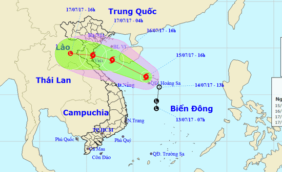 Bão số 2 mạnh lên: Bắc Bộ mưa rất to, cảnh báo ngập lụt nhiều nơi