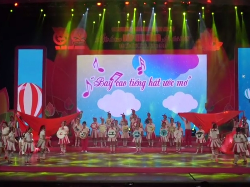 Hơn 3.000 thiếu nhi tham gia Liên hoan Búp sen hồng 2017