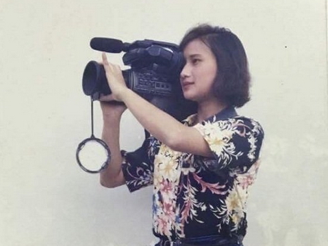 Hình ảnh hiếm thấy của BTV Lê Bình