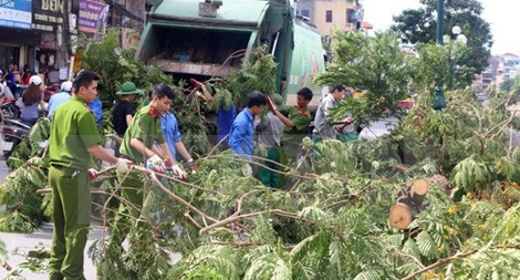 Lực lượng công an chủ động ứng phó bão số 4