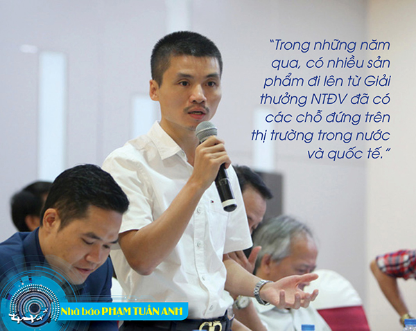 Nhà báo Phạm Tuấn Anh - Phó Tổng biên tập báo Điện tử Dân trí, Phó Ban Tổ chức Giải thưởng NTĐV.