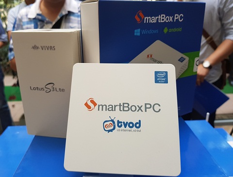 Bộ đôi Smartphone Vivas Lotus S3 LTE và SmartBox PC 