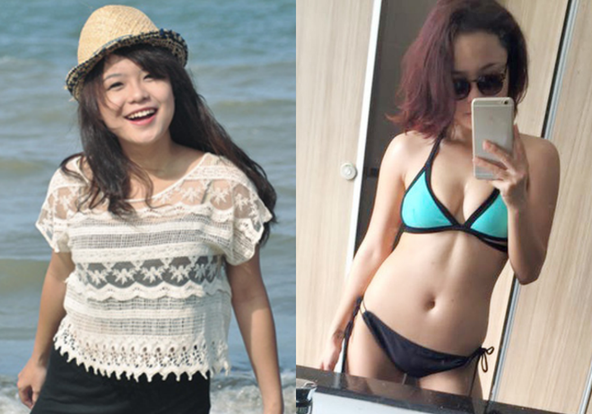 Từ một cô bé có vẻ ngoài mũm mĩm, Thái Trinh phá cách với hình ảnh quyến rũ ở tuổi 22 nhờ sự thay đổi lớn về vóc dáng. Cô từng chia sẻ trong một bài phỏng vấn: 