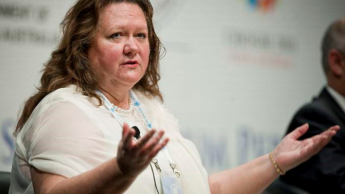 10 phụ nữ giàu nhất thế giới năm 2017 hình ảnh 7 Gina Rinehart được cho là công dân giàu nhất Australia. Gina thừa hưởng tập đoàn Hancock Prospecting từ người cha và làm giàu từ việc khai thác, tìm kiếm khoáng sản. Tổng tài sản hiện giờ của Gina là 15,1 tỷ USD, nhưng nó biến động không ngừng dựa theo nhu cầu của thị trường.