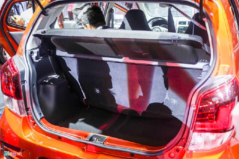 Toyota Wigo - xe giá rẻ, đối thủ của Kia Morning tại Việt Nam hình ảnh 12 Không gian chứa đồ phía sau khá nhỏ, gần như tương đương với những chiếc Kia Morning.