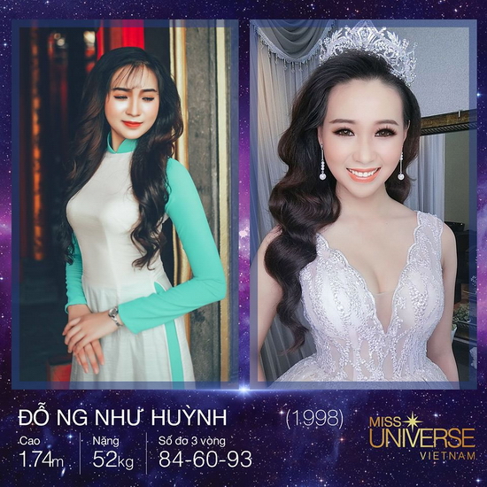 Đỗ Nguyễn Như Huỳnh, 19 tuổi đến từ Cà Mau có thành tích học tập đáng nể, với nhiều giải thưởng như: học sinh khá giỏi liên tục suốt 12 năm liền, giải nhất kì thi viết chữ đẹp, giải ba kể chuyện, giải ba làm thơ tặng thầy cô ngày nhà giáo Việt Nam và tham nhiều cuộc thi: học sinh giỏi Văn, Vật Lí.