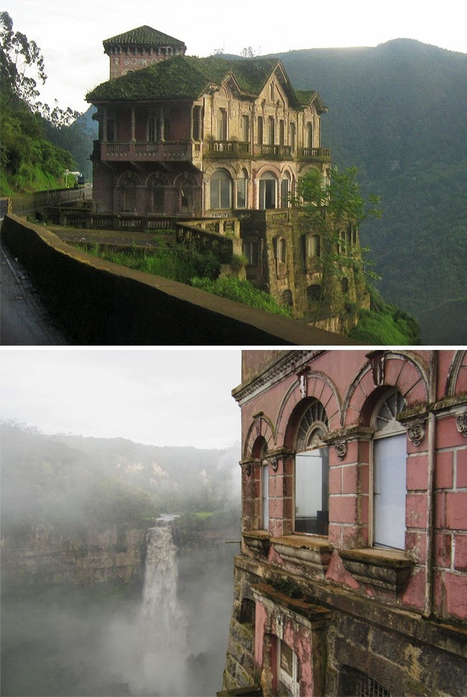 4.  Khách sạn Hotel del Salto, Colombia: Khách sạn ở thành phố Bogota bị đóng cửa vào đầu những năm 1990 do quá trình xây dựng kéo dài khiến lượng du khách đến khu vực suy giảm. Một số tin đồn lại cho rằng, khách sạn là nơi xảy ra các vụ tự tử.