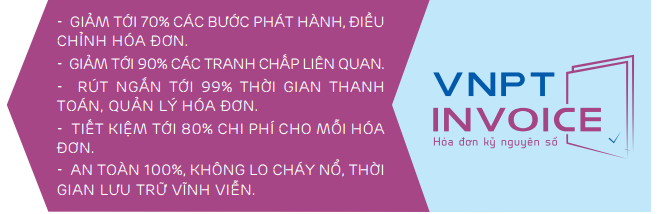Ông Thụ cũng cho biết sử dụng HĐĐT sẽ giúp giảm tới 70% các bước quy trình phát hành và 90% các tranh chấp liên quan đến hóa đơn; rút ngắn tới 99% thời gian thanh toán, quản lý hóa đơn; tiết kiệm 80% chi phí cho mỗi hóa đơn; tiết kiệm nhiều thời gian để vận hành doanh nghiệp hiệu quả hơn;...
