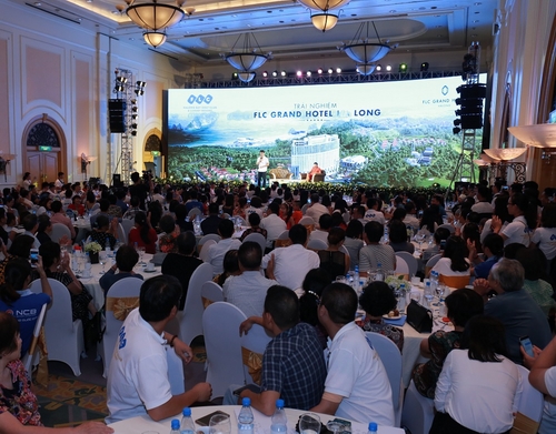 Lễ giới thiệu FLC Grand Hotel Hạ Long lần hai thu hút hàng trăm chủ đầu tư