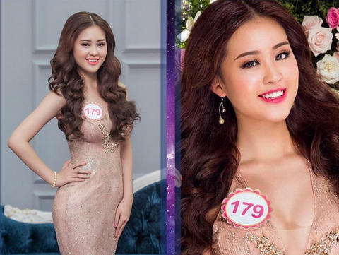 Nữ sinh Học viện Cảnh sát dự thi Hoa hậu Hoàn vũ Việt Nam 2017