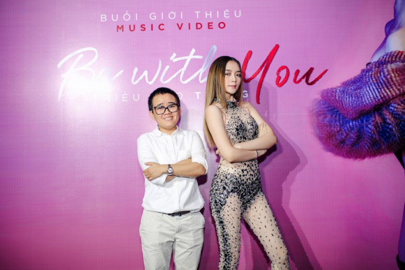 Thiều Bảo Trang cùng nhạc sĩ Phương Uyên.