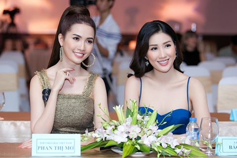 Phan Thị Mơ và Bảo Như đọ dáng tại sự kiện