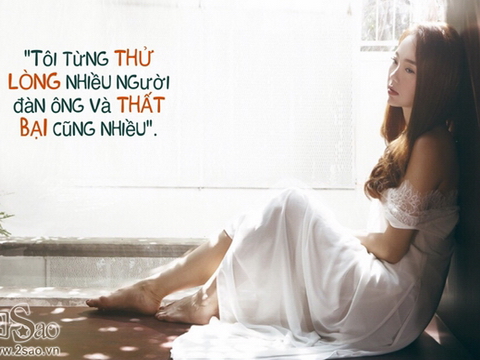 Minh Hằng: 'Tôi từng thử lòng nhiều người đàn ông và thất bại cũng nhiều'