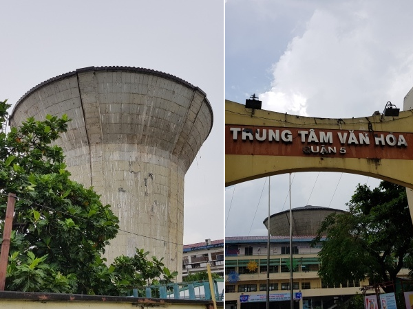 Thủy đài trên đường Trần Hưng Đạo - quận 5.