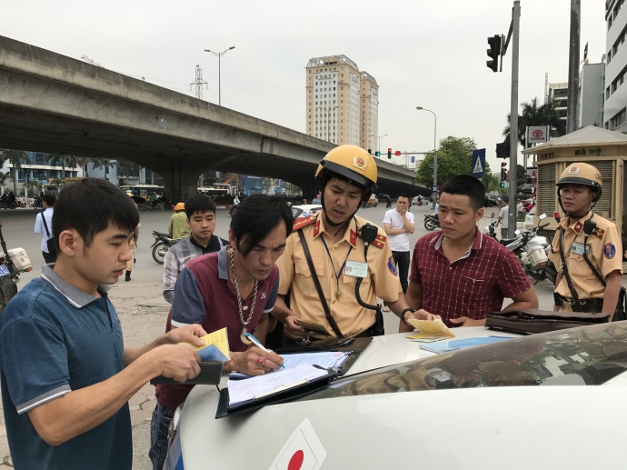 Được sử dụng Giấy đăng ký photo khi tham gia giao thông