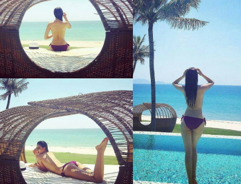Mê mẩn ngắm Hoa hậu Phạm Hương khoe trọn đường cong nóng bỏng