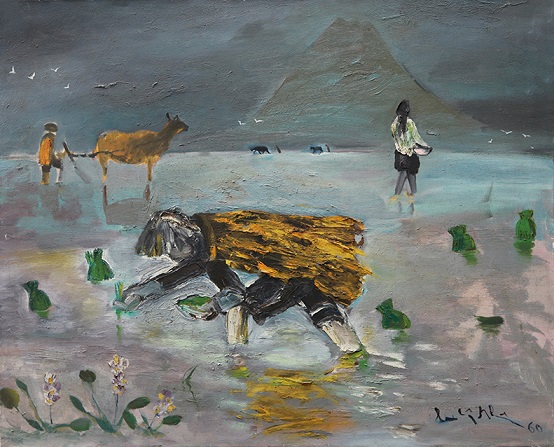 Tốt nghiệp Trường Mỹ thuật khoá kháng chiến tại Việt Bắc (1950-1953), Lưu Công Nhân (1931-2007) là một trong những học trò xuất sắc nhất của danh họa Tô Ngọc Vân. Ông cũng được cho là chịu ảnh hưởng từ họa sỹ người Pháp Auguste Renoir (1841 – 1919) với quan niệm của về phong cách biểu hiện, luôn đề cao vẻ đẹp tự nhiên, đặc biệt là vẻ đẹp cơ thể của người phụ nữ.