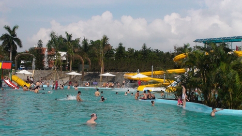 Công viên nước tại Thiên đường Bảo Sơn. Ảnh: baosonparadise