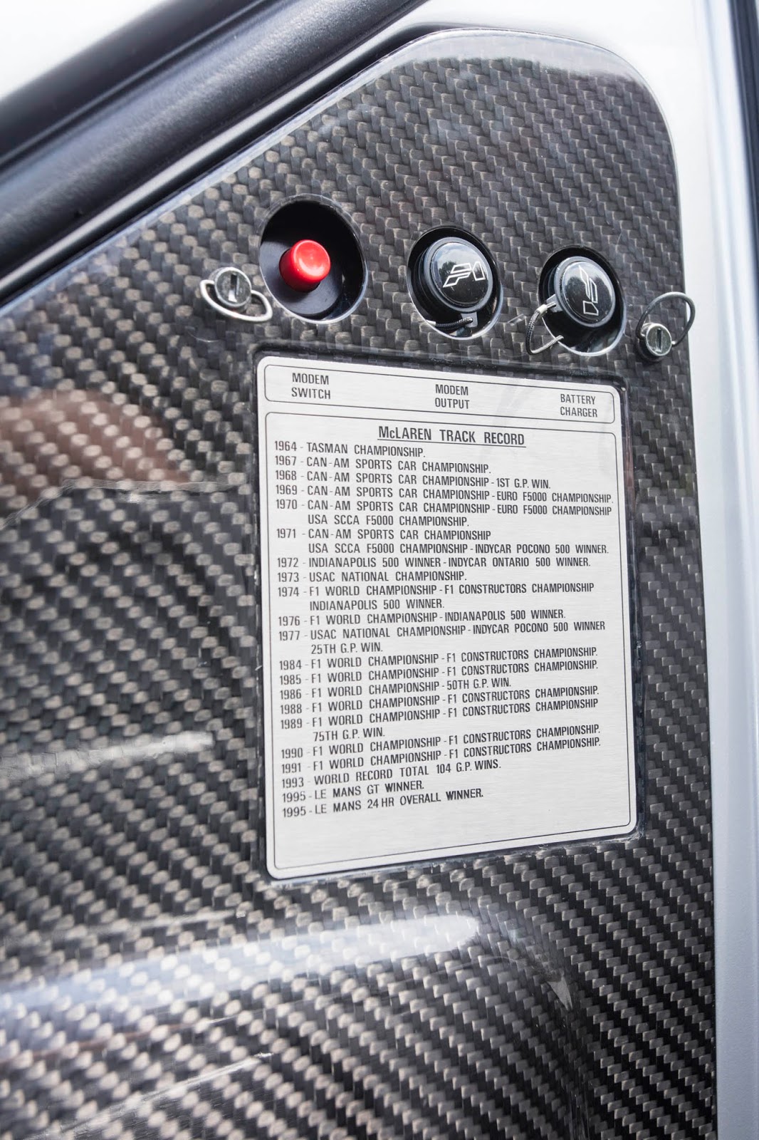 Chiếc McLaren F1.