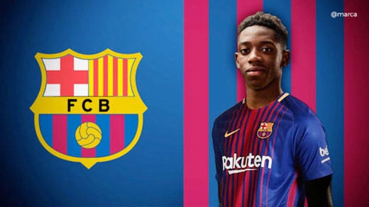 Dembele gia nhập Barca với giá 147 triệu euro!