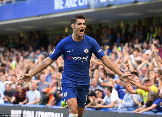 Morata nâng tỉ số lên 2-0 cho Chelsea