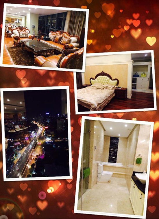 Hoàng Thuỳ Linh, Vĩnh Thuỵ, làng sao Người bạn thân là Thanh Vân Hugo từng hé lộ hình ảnh trong căn hộ chung cư cao cấp ở quận 7 TP HCM của Hoàng Thuỳ Linh. Không khó nhận thấy căn hộ này rất rộng lớn, nội thất sang trọng và có view đẹp.