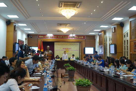 Toàn cảnh buổi họp báo (Ảnh: Ngọc Linh)
