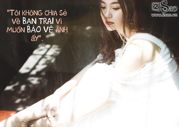 Cũng chính vì muốn bảo vệ bạn trai của mình nên Minh Hằng không bao giờ chia sẻ về người đó với giới truyền thông. Ngôi sao này chỉ tiết lộ, bạn trai của cô cũng là người đam mê nghệ thuật mặc dù không am hiểu nhiều.  