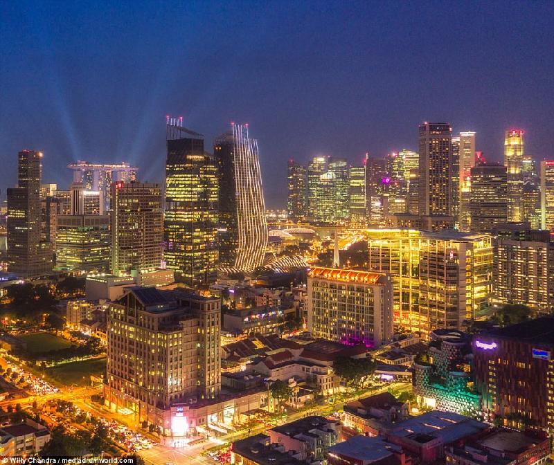 Quy hoạch của Singapore nhìn từ trên cao hình ảnh 10 Singpore nổi tiếng là một trong những trung tâm tài chính của thế giới, với khí hậu nhiệt đới và nền văn hóa đa dạng.