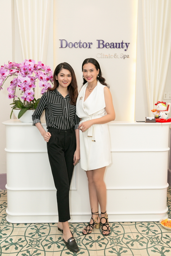 Á hậu Thùy Dung và diễn viên, người mẫu Anh Thư
