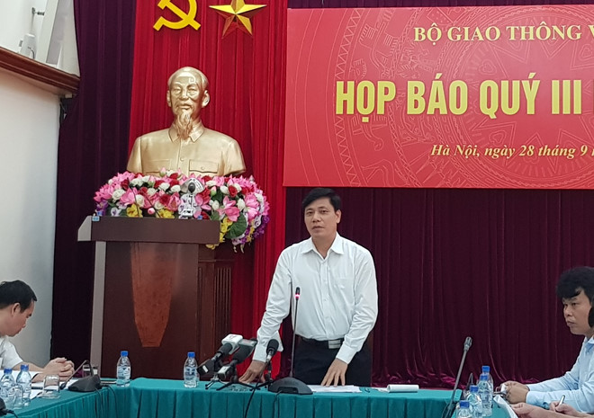Thứ trưởng Bộ GTVT Nguyễn Ngọc Đông. Ảnh: 