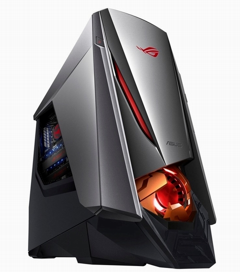 ROG GT51 là cỗ máy desktop PC mạnh mẽ để giúp game thủ chinh phục bất cứ tựa games AAA đòi hỏi cấu hình cao nào và mang lại trải nghiệm hình ảnh 4K UHD cực kỳ chân thực, sống động. Điều đó nhờ vào CPU Intel Core i7-7700K, tối đa lên tới card đồ họa kép NVIDIA GeForce GTX 1080 SLI và 64GB RAM DDR4 2800MHz. Với phần mềm độc quyền Aegis III tích hợp sẵn, người dùng có thể dễ dàng ép xung CPU, card đồ họa và bộ nhớ RAM một cách an toàn để mang lại khả năng chơi game tuyệt vời hơn.