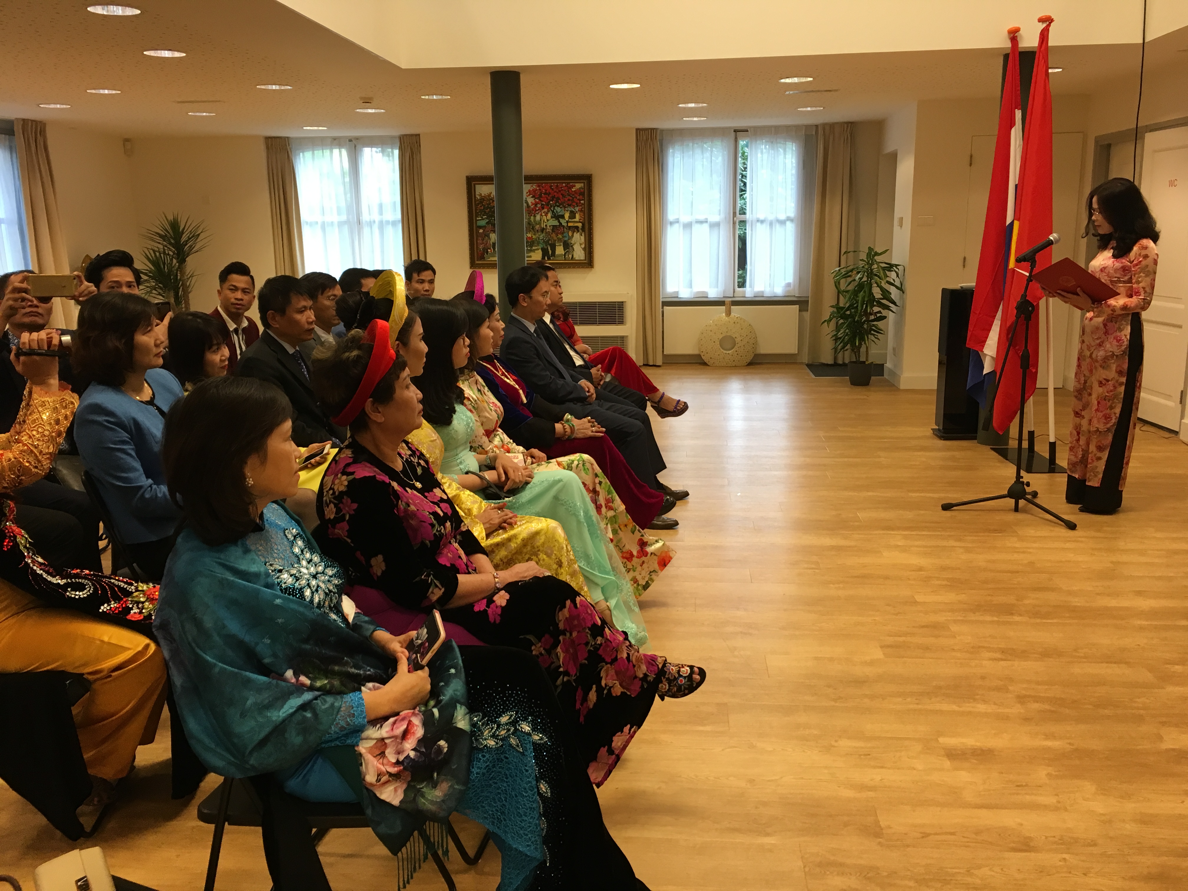 Đại sứ phát biểu tại buổi lễ