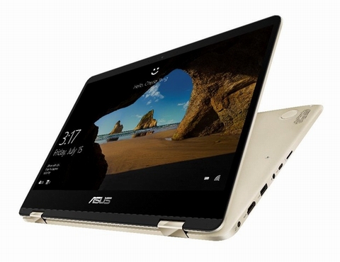 ZenBook Flip 14 (UX461) - máy tính xách tay 2 trong 1 mỏng nhất thế giới trang bị nhân đồ họa rời hiệu suất cao. Với độ mỏng chỉ 13,9mm và trọng lượng chỉ 1,4kg, ZenBook Flip 14 được trang bị màn hình cảm ứng xoay lật 360 độ và hỗ trợ bút cảm ứng Pen biến ZenBook Flip 14 thành một văn phòng sáng tạo di động mọi lúc mọi nơi. Máy trang bị bộ vi xử lý Intel Core  i7 bốn nhân thế hệ thứ 8, RAM 16GB, nhân đồ hoạ NVIDIA GeForce MX150, SSD 512 GB PCIe x4 và hệ thống âm thanh Harman Kardon, ZenBook Flip 14.