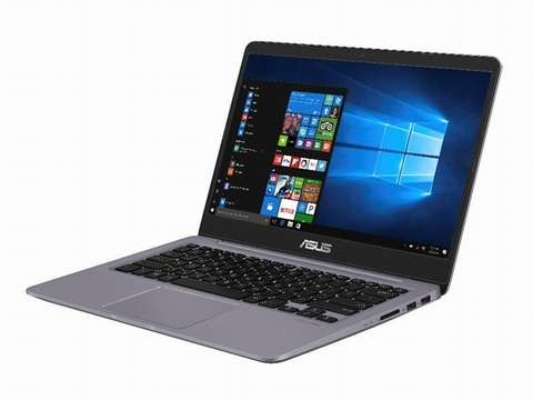 VivoBook S14(S410) là laptop 14 inch mỏng nhẹ và thời trang có thân máy mỏng 18,8mm và trọng lượng chỉ 1,3kg. Màn hình NanoEdge với viền mỏng chỉ 7,8mm mang lại cho người dùng vùng hiển thị lớn hơn để trải nghiệm. VivoBook S14 được trang bị vi xử lý Intel Core i7-8550U thế hệ thứ 8 mới nhất với dung lượng RAM lên đến 16GB DDR4 và nhân đồ họa NVIDIA GeForce MX150. 