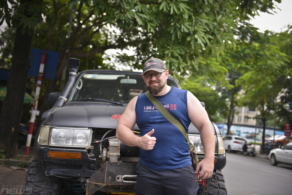 Đây là lần thứ hai anh Vadym tham gia vào một sự kiện off-road ở Việt Nam.