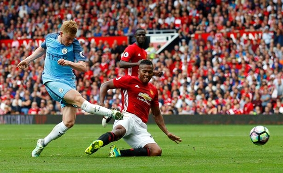 Man City (trái) sở hữu đội hình đắt giá nhất thế giới