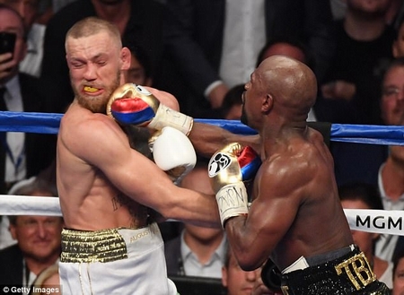 Trận thắng trước Mcgr giúp Mayweather bỏ túi 250 triệu USD!