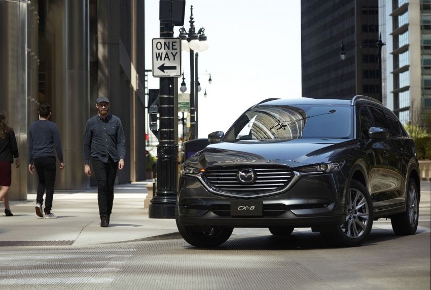 Mazda CX-8 sẽ là chiếc SUV đầu bảng của Mazda tại Nhật Bản, khi CX-9 không được phân phối ở thị trường này.