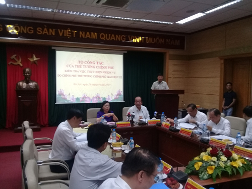 Bộ trưởng Mai Tiến Dũng làm việc với Bộ Y tế