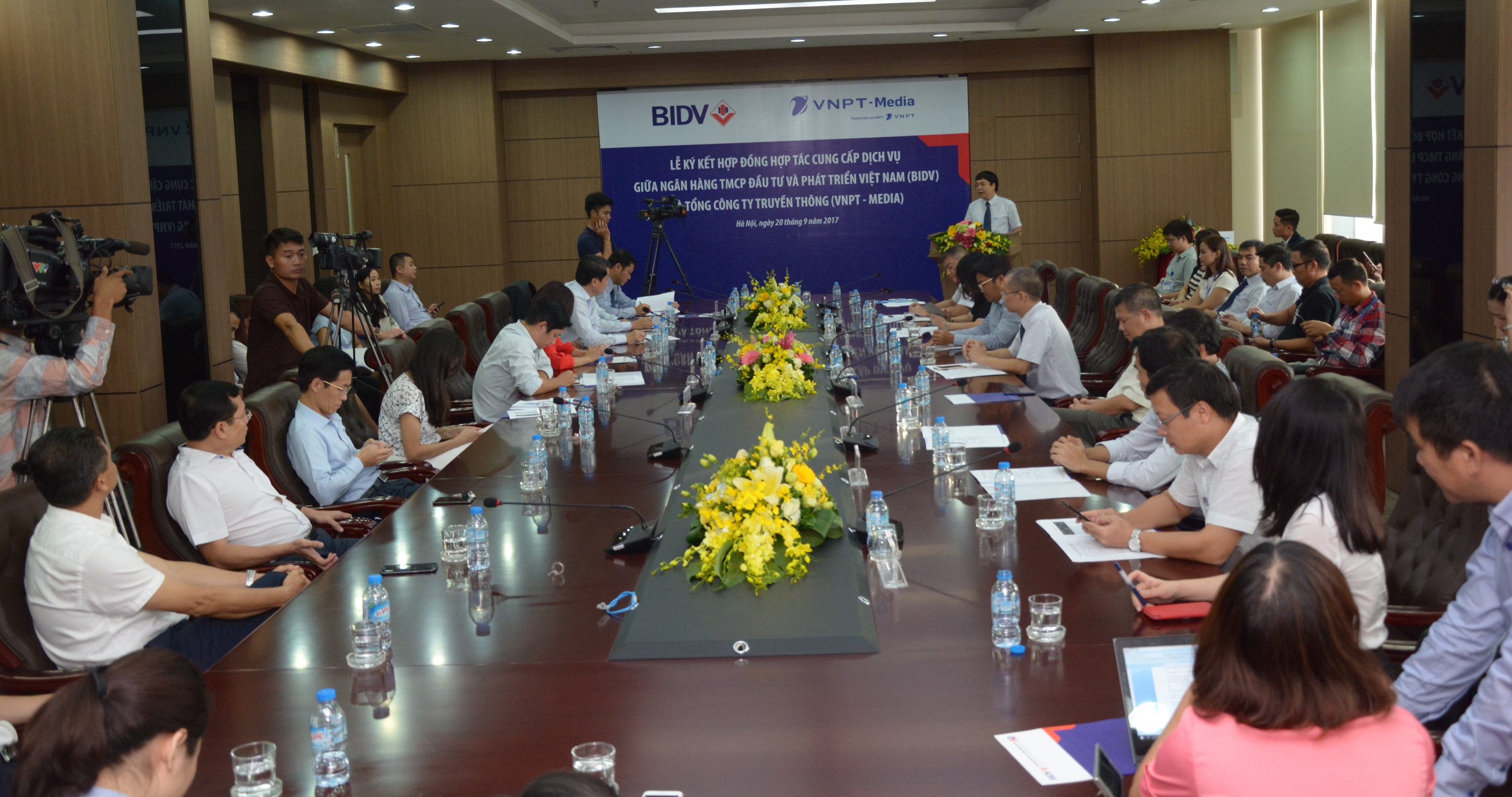 Tại buổi lễ ký kết chiều ngày 20/9