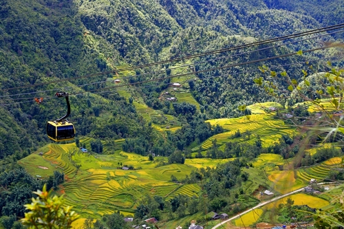 &quot;Mùa vàng&quot; Sapa đẹp khó cưỡng từ góc nhìn trên cao